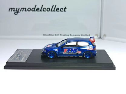 (PREORDER) My Model Collect Honda Civic EG6 1116 Auto Garage Wheel&Tire (Thailand Special Custom Livery)