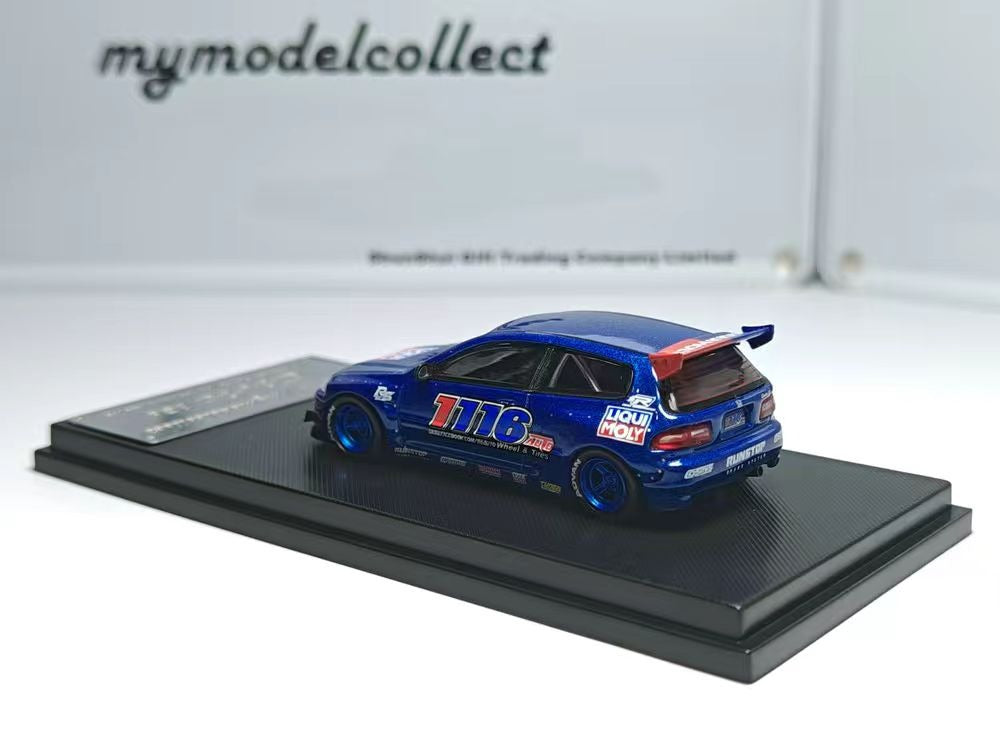 (PREORDER) My Model Collect Honda Civic EG6 1116 Auto Garage Wheel&Tire (Thailand Special Custom Livery)