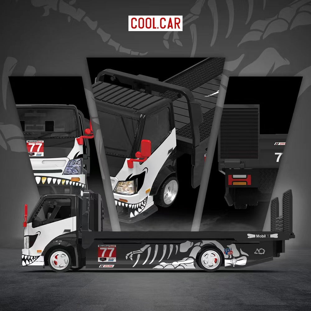 (PREORDER) Cool Car H300 Flatbed Transport Trailer (Bone Dragon 77#)