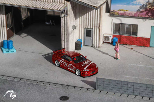 (PREORDER) Fuji Skyline Nissan R34 GT-R Nismo Z-Tune High-end Version (Coca-Cola)