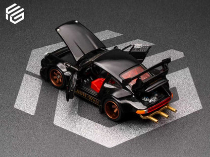 (PREORDER) FG Porsche RWB 930 Fully Open (Black)