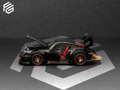 (PREORDER) FG Porsche RWB 930 Fully Open (Black)