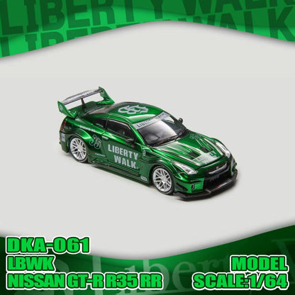 (PREORDER) Demon King Auto Nissan GTR35 RR (LBWK Green Livery)