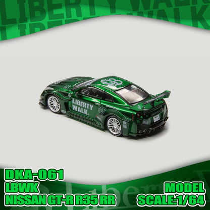 (PREORDER) Demon King Auto Nissan GTR35 RR (LBWK Green Livery)