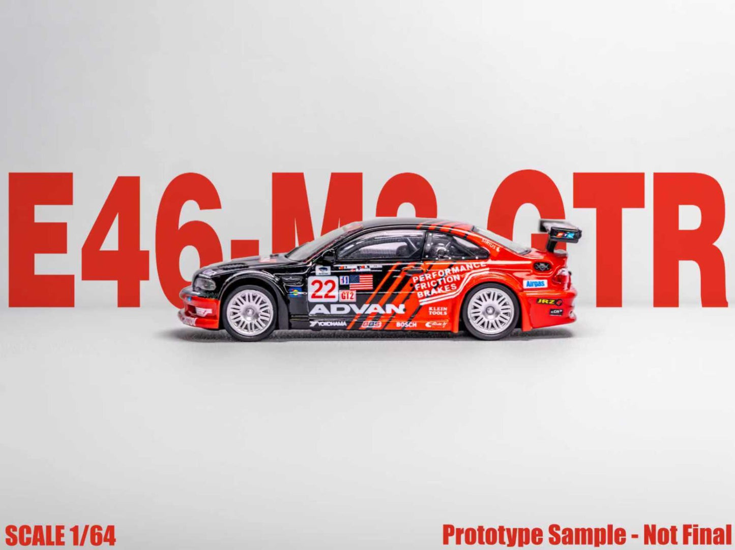 (PREORDER) DCM×YF Model (Yifei Trendy Toys) BMW M3E46 (Advan Livery)