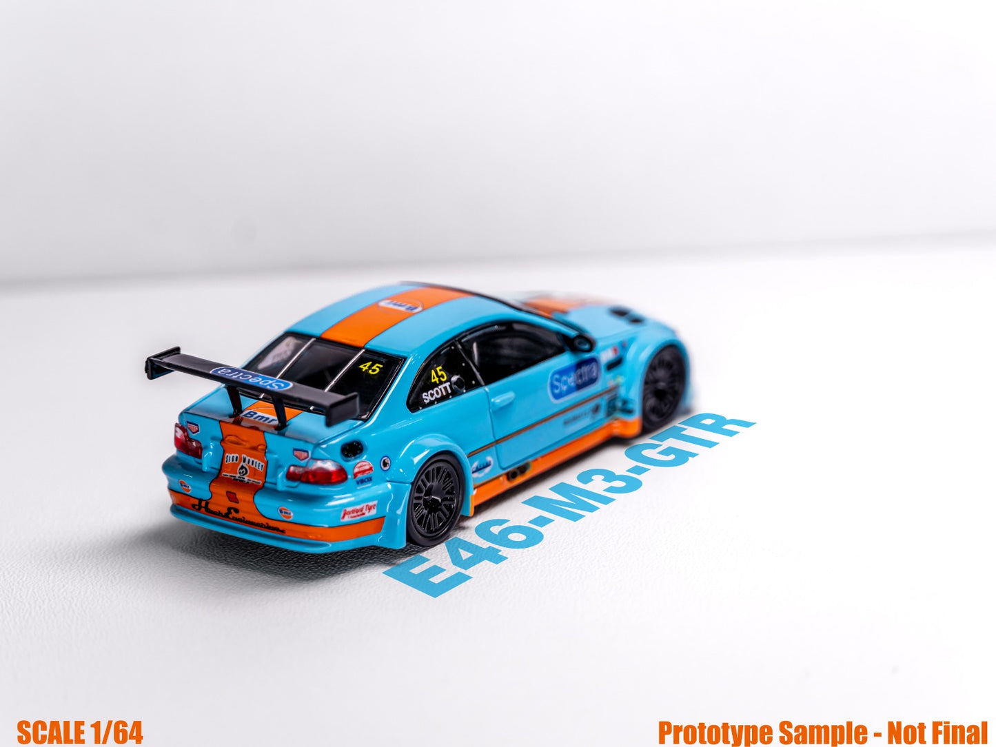 (PREORDER) DCM×YF Model (Yifei Trendy Toys) BMW M3E46 (Gulf Livery)