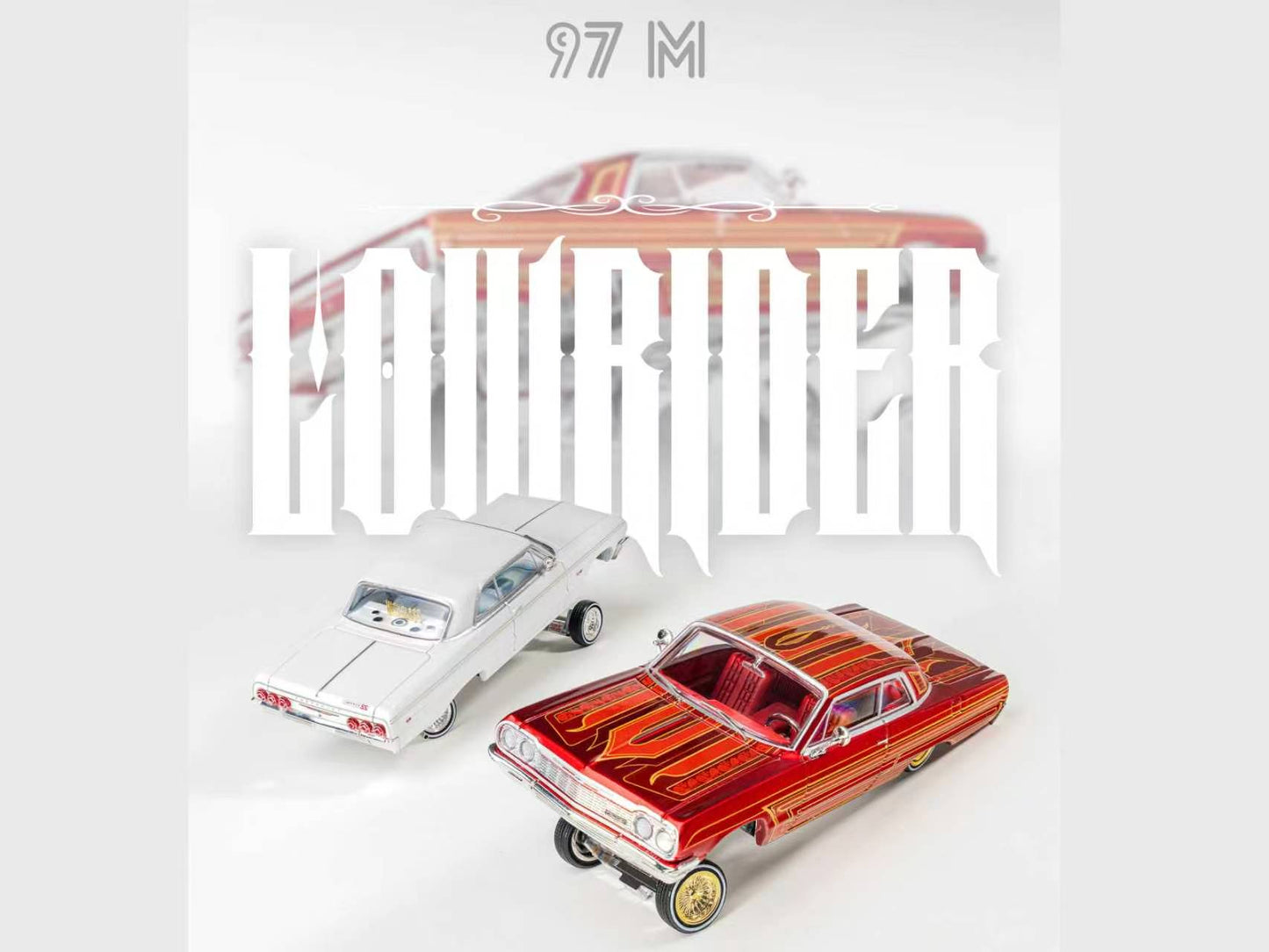 (PREORDER) 97Model 1964 Chevrolet Impala Low Rider Hopping Chassis Modified "Lo-Lo"