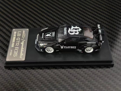 (PREORDER) My Model Collect Nissan LB GTR 1.5 Version (Glossy Black/Playboy Livery)