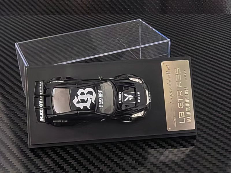 (PREORDER) My Model Collect Nissan LB GTR 1.5 Version (Glossy Black/Playboy Livery)