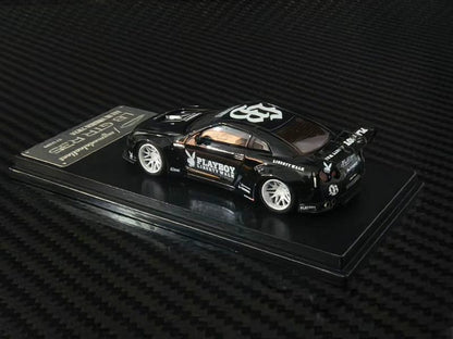(PREORDER) My Model Collect Nissan LB GTR 1.5 Version (Glossy Black/Playboy Livery)