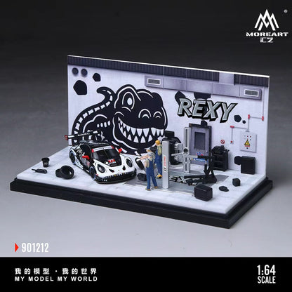 (PREORDER) MoreArt Bond Dragon Painting & Maintenance Room Diorama