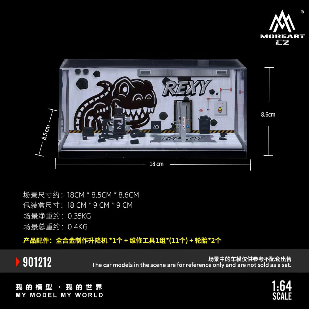 (PREORDER) MoreArt Bond Dragon Painting & Maintenance Room Diorama