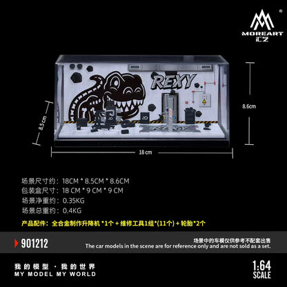 (PREORDER) MoreArt Bond Dragon Painting & Maintenance Room Diorama