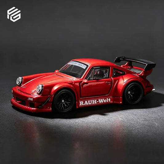(PREORDER) FG Porsche RWB 930 Full Open (Transparent Red)