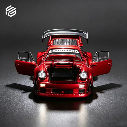 (PREORDER) FG Porsche RWB 930 Full Open (Transparent Red)
