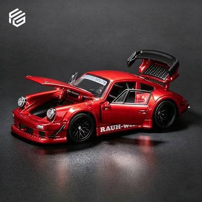 (PREORDER) FG Porsche RWB 930 Full Open (Transparent Red)
