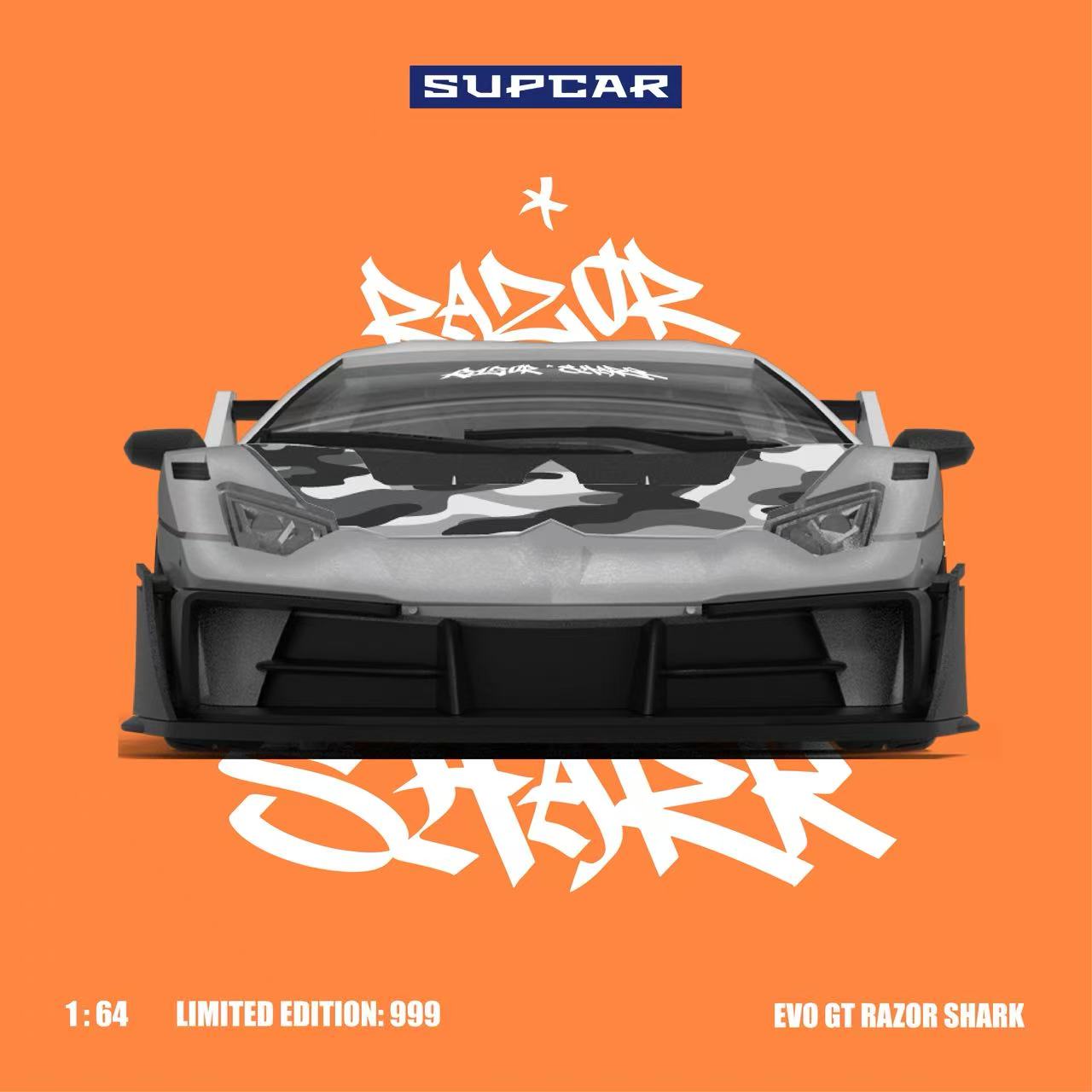 (PREORDER) Supcar Lamborghini EVO GT Razor Shark