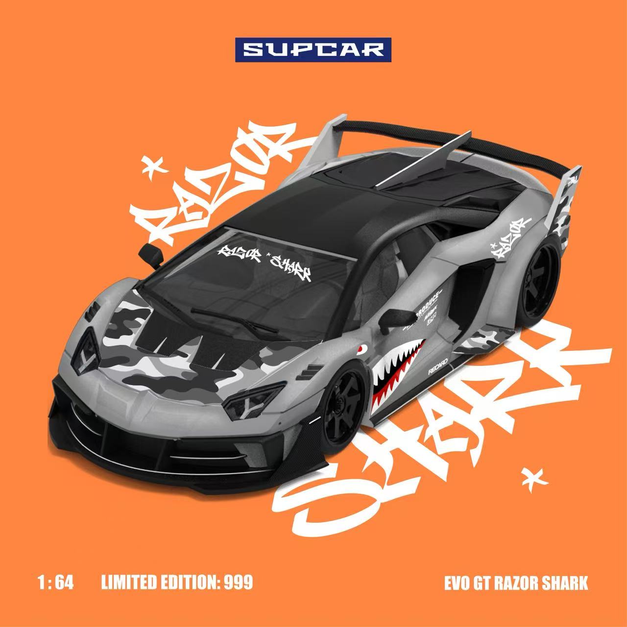(PREORDER) Supcar Lamborghini EVO GT Razor Shark