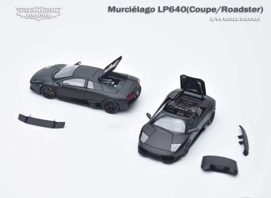 (PREORDER) Phantom Knight Lamborghini Murciélago LP640 (Matte Black Coupe)