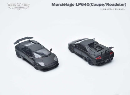 (PREORDER) Phantom Knight Lamborghini Murciélago LP640 (Matte Black Coupe)