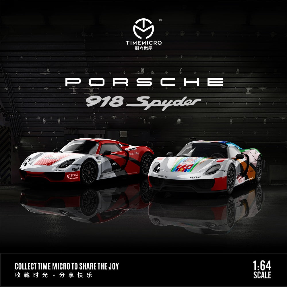 TimeMicro Porsche 918 Spyder (Multi-color w/figure)