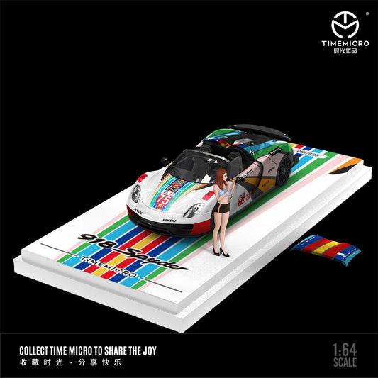 TimeMicro Porsche 918 Spyder (Multi-color w/figure)