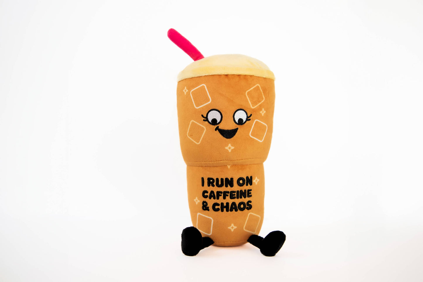 Punchkins - Plush Iced Coffee - "I Run on Caffeine"