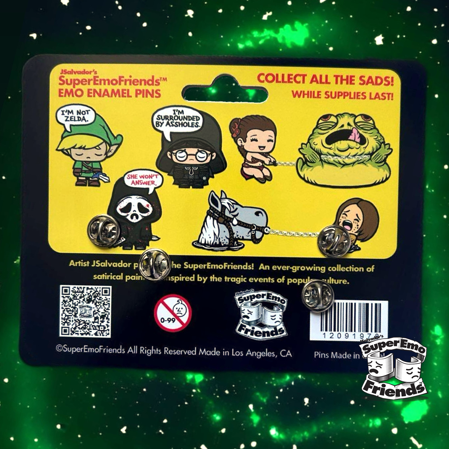 SuperEmoFriends - Aweein Enamel Pin Set