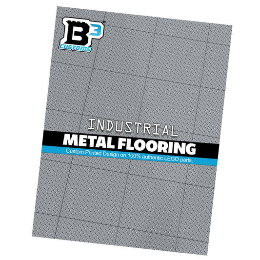 B3 Customs - Industrial (Metal) Flooring 6x6 Tiles - Pack of 10