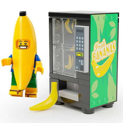 B3 Customs® - Fresh Bananas w/Banana Guy Minifigure - Custom LEGO Fruit Vending Machine (Copy)