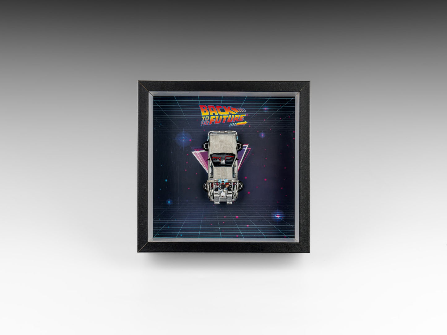 (PREORDER) Finclassically - Back to the Future - Frame w/Delorian (Silver-Flying Wheel version)