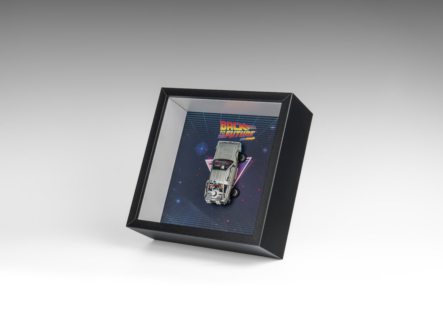 (PREORDER) Finclassically - Back to the Future - Frame w/Delorian (Silver-Flying Wheel version)