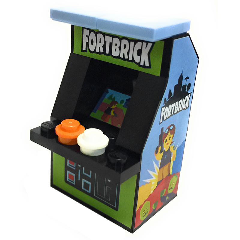 B3 Customs® - Fortbrick - Machine d'arcade LEGO personnalisée