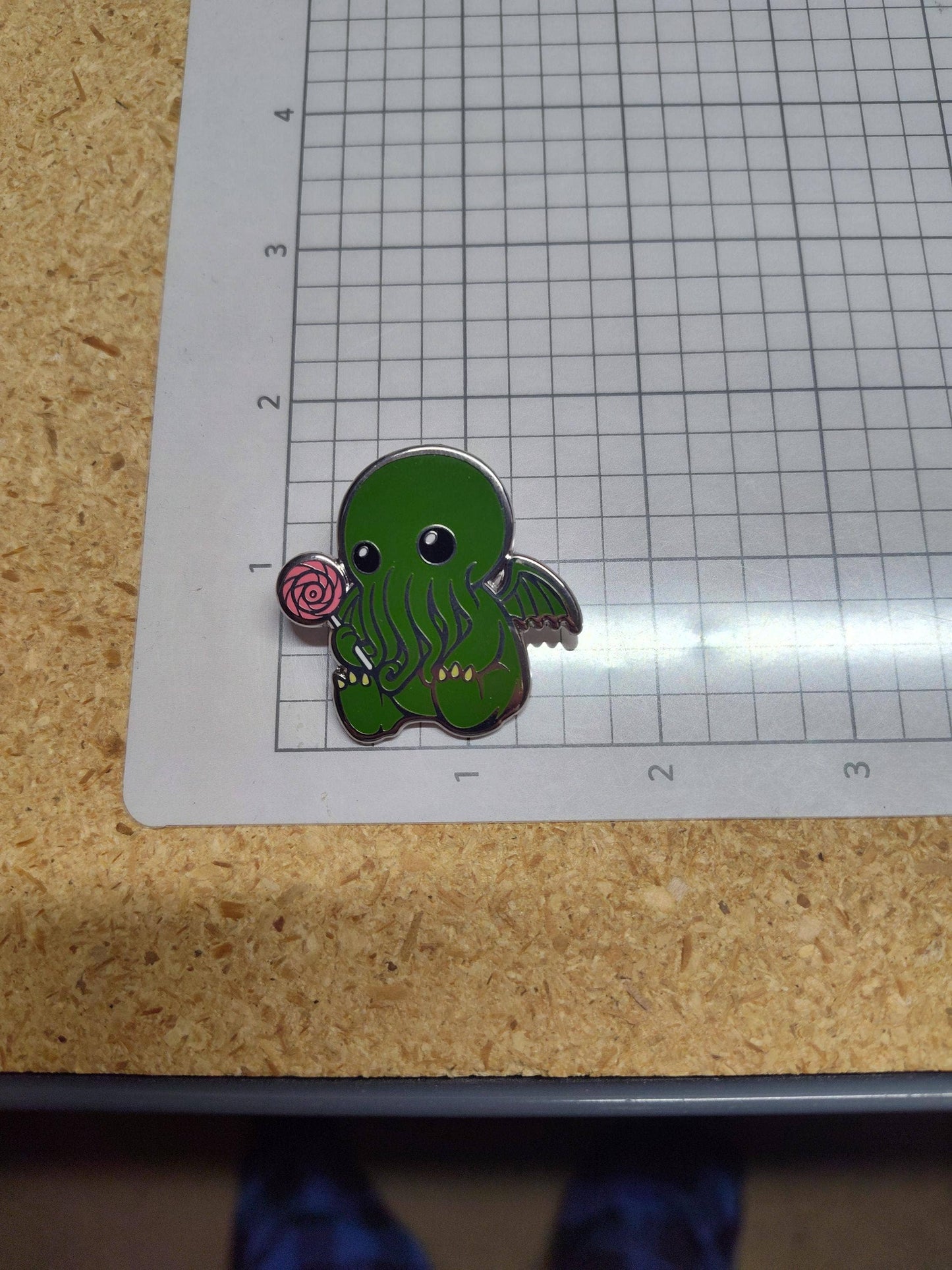 Mountain's Misfits - Cthulhu & Candy Collectible Enamel Pin - Cthulhu Lovecraft Pin