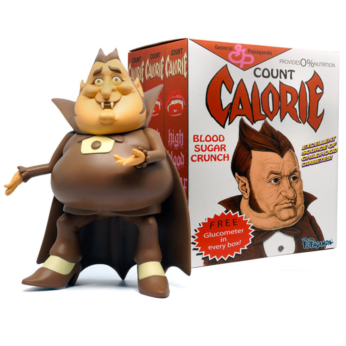Figurine en vinyle Ron English « Count Calorie »