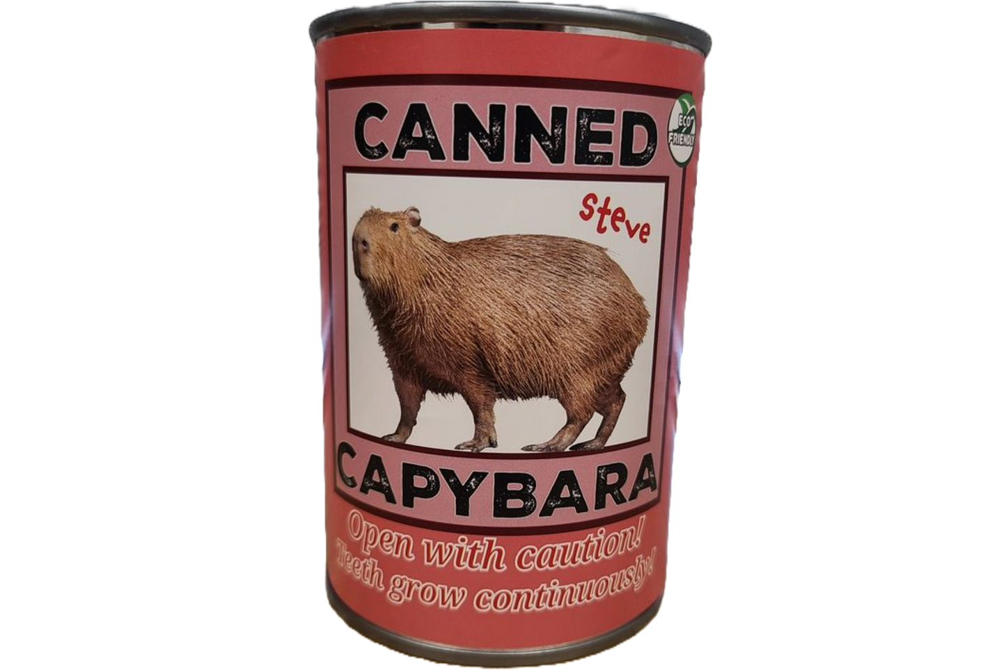 Steve the Canned Capybara | Stuffed Animal Plush w/Jokes: Pop Top Lid
