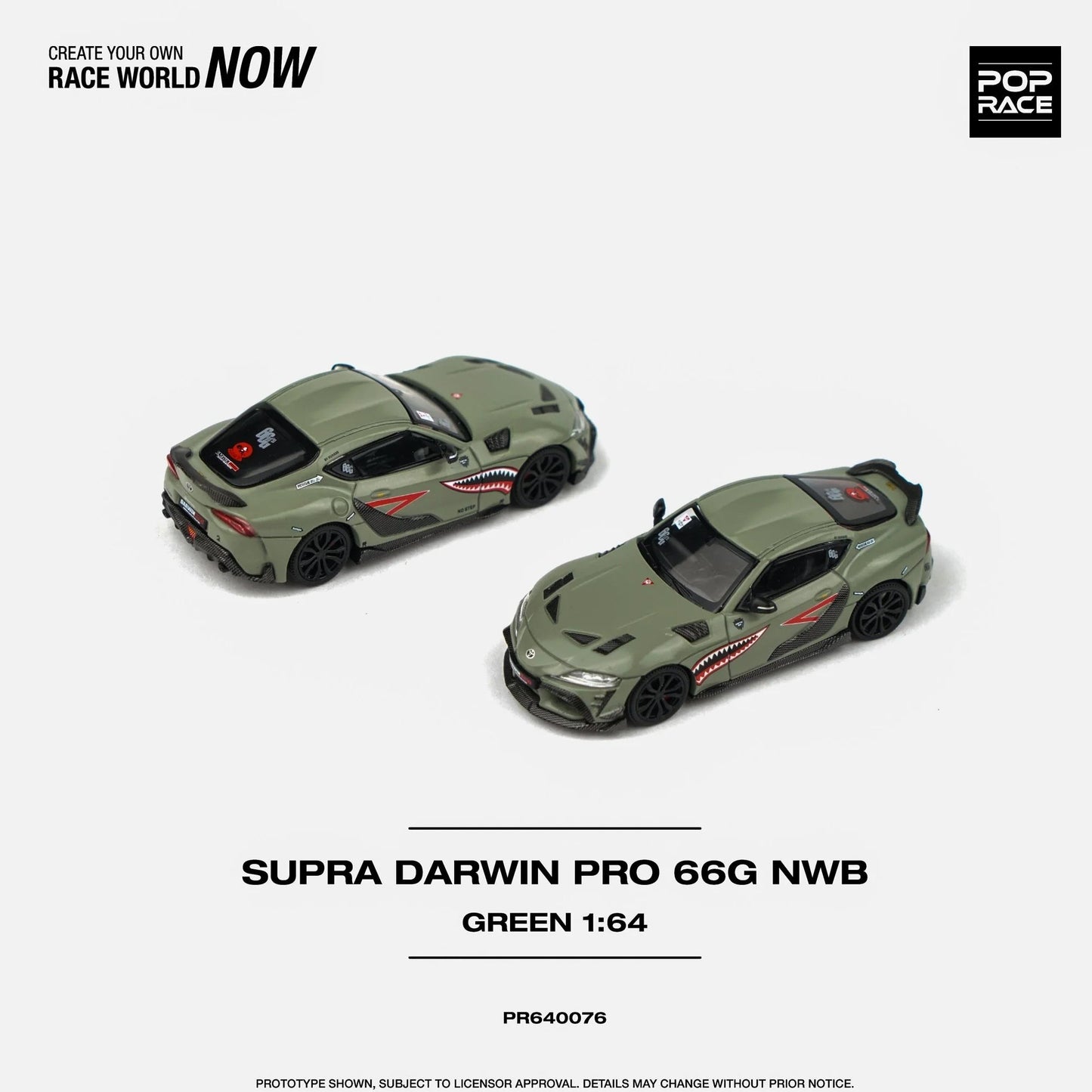 Pop Race Darwin Pro 66G NWB Supra A90 (Green)