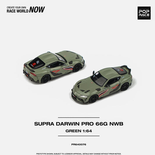 Pop Race Darwin Pro 66G NWB Supra A90 (Green)