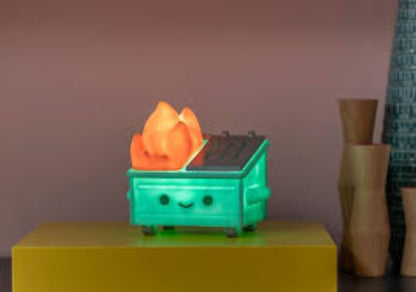 Dumpster Fire Night Light by 100%Soft