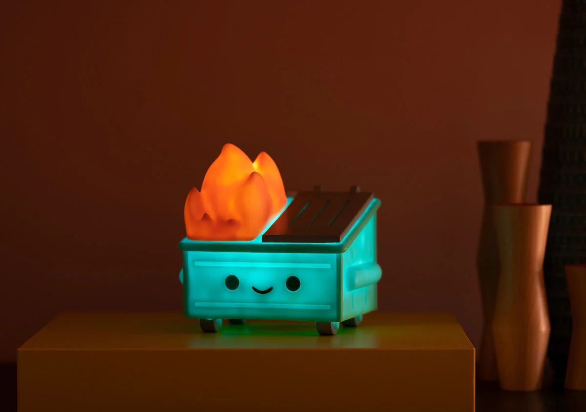 Dumpster Fire Night Light by 100%Soft