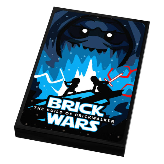 B3 Customs - Brick Wars: Build of Brickwalker (EP. 9) Movie Tile Cover (2x3 Tile) made using LEGO part - B3 Customs