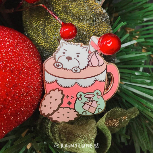 Rainylune Collectible Pin - McDuff & Friend Cocoa Pin