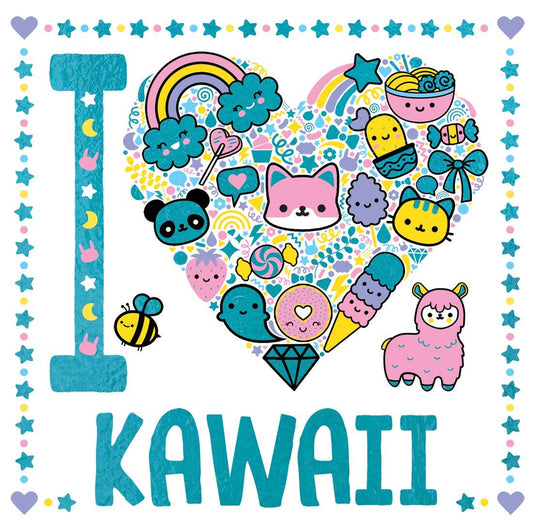 Union Square & Co. - I Heart Kawaii Coloring Book