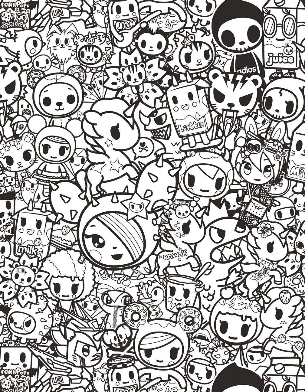 Union Square & Co. - Tokidoki Coloring Party Coloring Book
