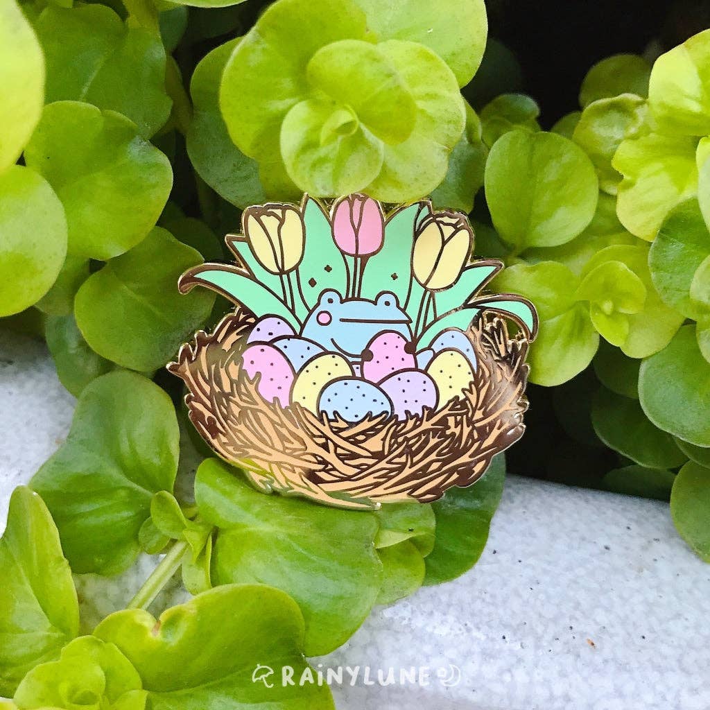 Rainylune Collectible Pin - Easter Nest Pin