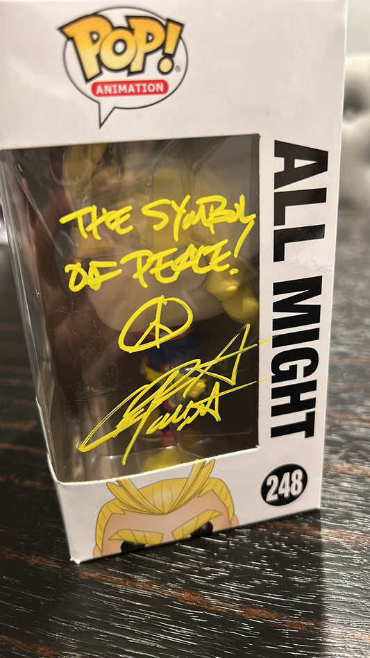 Funko Pop! All Might (Glow In The Dark) 🔥Signed🔥