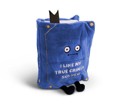 Punchkins - Plush Book -  "I Like My True Crime Solved"