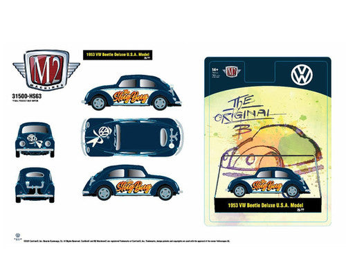 Máquinas M2 - 1960 Volkswagen Delivery Peace &amp; Love (desgastado) - Mijo Exclusives