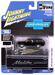Johnny Lightning Collectors Boîte de rangement – ​​1970 Dodge Challenger R/T (bleu vif) 2021 version 3A