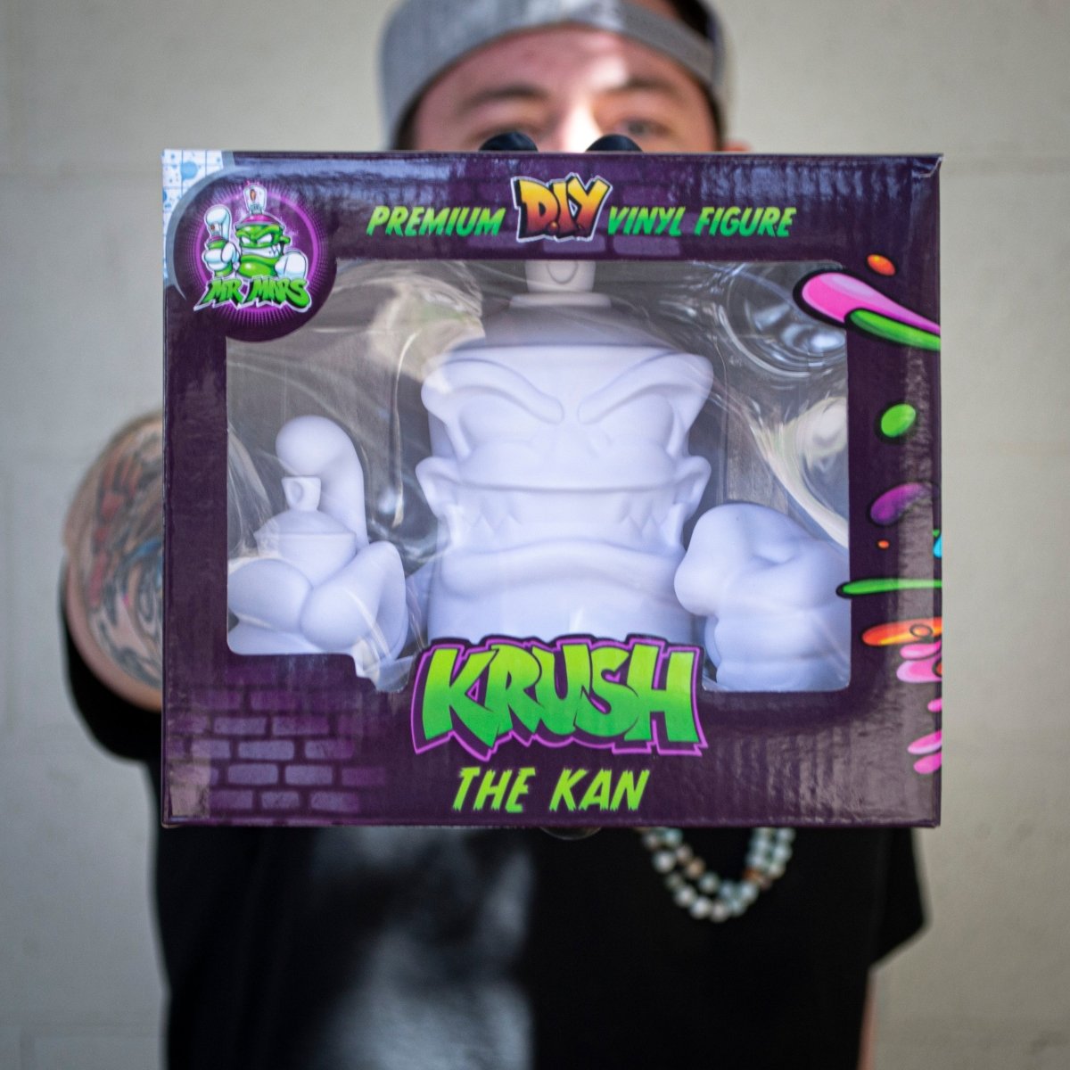 KRUSH THE KAN 5 inch DIY (White Vinyl Figure)